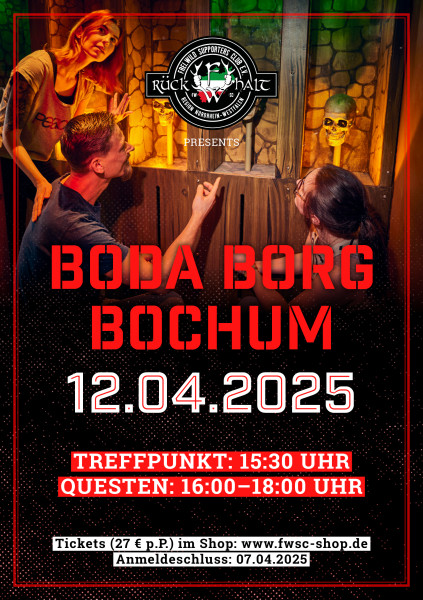 Boda Borg Bochum - 12.04.2025 - Region NRW