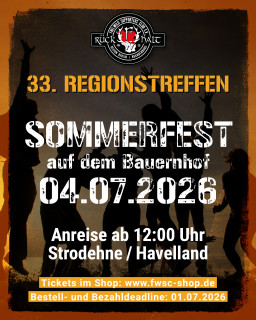 33. Regionstreffen 04.07.2026 / Sommerfest auf dem Bauernhof Region Berlin Brandenburg